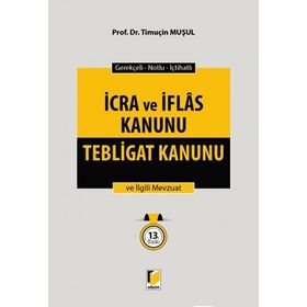 Yetkinİcra ve İflas Kanunu ve İlgili Mevzuat