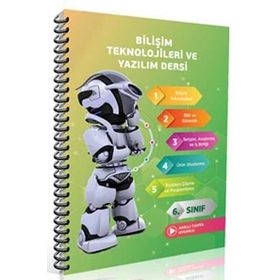 Yetsis Yayınları - 6.Sınıf Akıllı Defter Bilişim Teknolojileri ve Yazılım Dersi