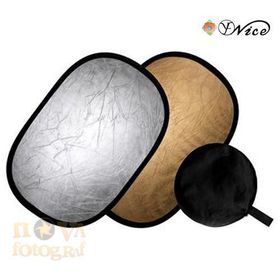 YF Nice RF-01 Altın-Gümüş 90x120 cm Yansıtıcı Reflektör
