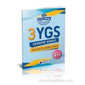 YGS 3 Deneme Sınavı KOZ Serisi - kollektif