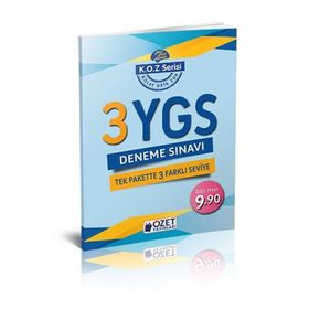 YGS 3 Deneme Sınavı KOZ Serisi - kollektif