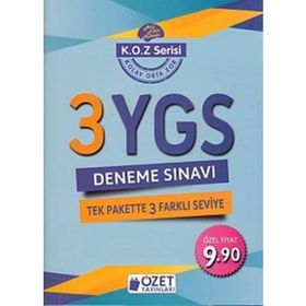 YGS 3 Deneme Sınavı KOZ Serisi - kollektif