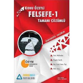YGS Felsefe Tamamı Çözümlü Konu Özetli - Sinan Kahya Hamza Adıyaman