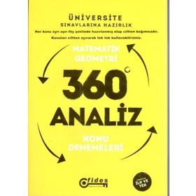 YGS Matematik-Geometri 360 Derece Analiz Konu Denemeleri - Fides Komisyon