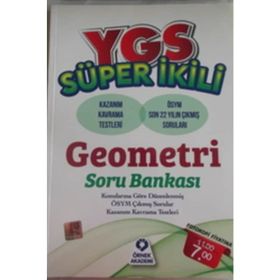 YGS Süper İkili Geometri Soru Bankası - kollektif
