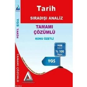 YGS TARIH KONU ÖZETLI TAMAMI ÇÖZÜMLÜ SORU BANKASI - CIHAT DEMIR
