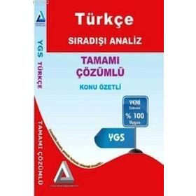 YGS TÜRKÇE KONU ÖZETLI TAMAMI ÇÖZÜMLÜ SORU BANKASI - AHMET KARAGÖZ