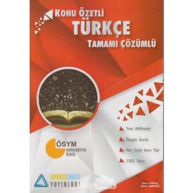YGS TÜRKÇE KONU ÖZETLI TAMAMI ÇÖZÜMLÜ SORU BANKASI - AHMET KARAGÖZ
