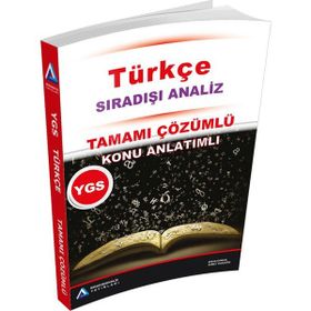 YGS TÜRKÇE KONU ÖZETLI TAMAMI ÇÖZÜMLÜ SORU BANKASI - AHMET KARAGÖZ