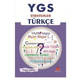 YGS TÜRKÇE STRATEJI KARTLARI - TUFAN ŞAHİN