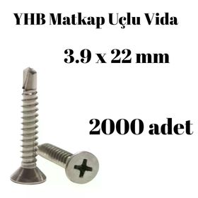 Yhb 3.9x22 2000 Adet Matkap Uçlu Vida