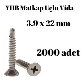 Yhb 3.9x22 2000 Adet Matkap Uçlu Vida