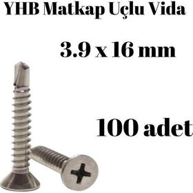 Yhb 3,9x16 cm 100'lü Paket Matkap Uçlu Vida