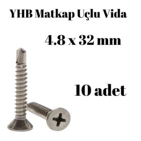 Yhb 4.8x32 mm 10 Adet Matkap Uçlu Vida