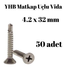 Yhb 4,2x32 mm 50'li Paket Matkap Uçlu Vida