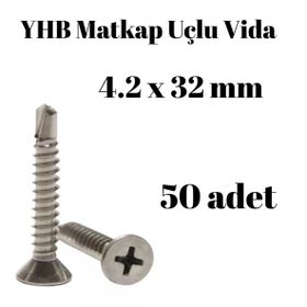 Yhb 4,2x32 mm 50'li Paket Matkap Uçlu Vida