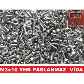 Yhb M3x10 3x10 cm 50 Adet Vida