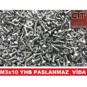 Yhb M3x10 3x10 cm 50 Adet Vida