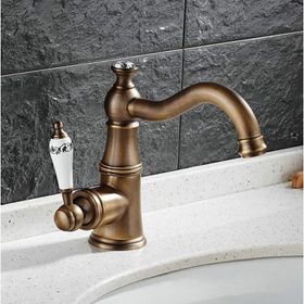 YHSGY‎ B07VT71S4D Sert Pirinç Elmas Tek Saplı Lavabo Musluğu