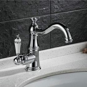 YHSGY‎ B07VT71S4D Sert Pirinç Elmas Tek Saplı Lavabo Musluğu