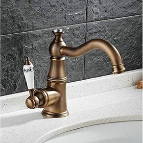 YHSGY‎ B07VT71S4D Sert Pirinç Elmas Tek Saplı Lavabo Musluğu