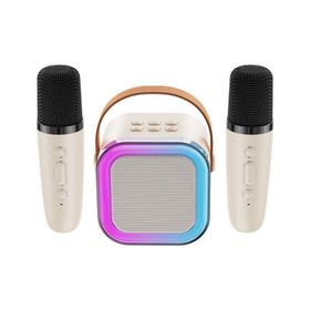 Yifomall K12 Mini Bej Mikrofonlu Bluetooth Hoparlör
