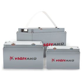 Yiğit Akü LFP 12 V 200 HH Battery Pack L522 W239 H221 mm 25 kg Life PO4 Lityum Akü