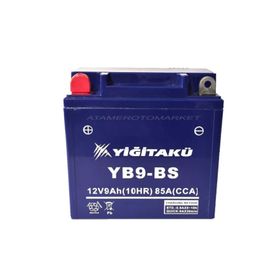 Yiğit Akü YB9-BS-2025 12 V 9 Ah Motosiklet Aküsü