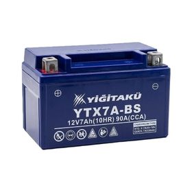 Yiğit Akü YTX7A BS 12 V 7 AH Motosiklet Aküsü