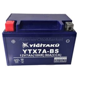 Yiğit Akü YTX7A BS 12 V 7 AH Motosiklet Aküsü
