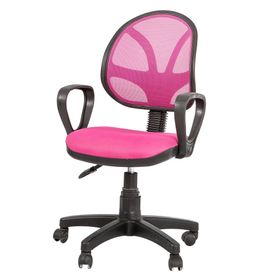 Yiğit Fileli Pembe Bilgisayar Sandalyesi