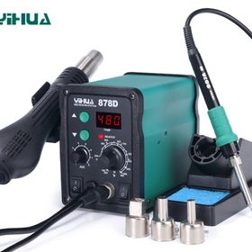 Yihua 878D Sıcak Hava Üflemeli 740W Dijital Havya İstasyonu