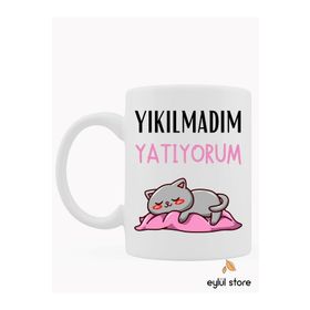 Yıkılmadım Yatıyorum Baskılı Kupa