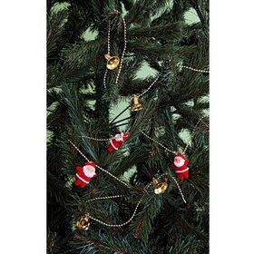 Yılbaşı Noel Babalı 120 cm Çam Ağacı Zincir Süs