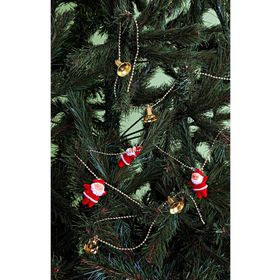 Yılbaşı Noel Babalı 120 cm Çam Ağacı Zincir Süs