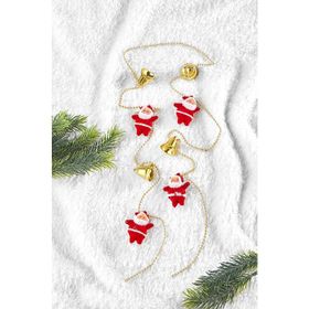 Yılbaşı Noel Babalı 120 cm Çam Ağacı Zincir Süs