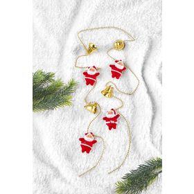 Yılbaşı Noel Babalı 120 cm Çam Ağacı Zincir Süs
