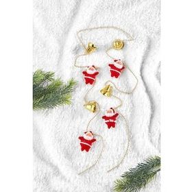 Yılbaşı Noel Babalı 120 cm Çam Ağacı Zincir Süs