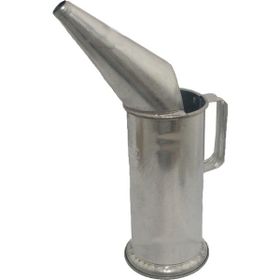 Yıldırım 2 Litrelik Ağızlı Hunili Metal Galveniz Yağdanlık