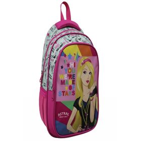 Yıldız 04372 Astral Cartoon Pink Stars İlkokul Çantası