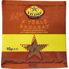 Yıldız 10 gr 5 Türlü Baharat (10 adet)