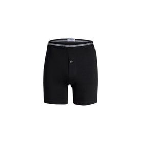 Yıldız 111 Siyah Likralı Uzun Boxer