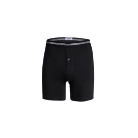 Yıldız 111 Siyah Likralı Uzun Boxer