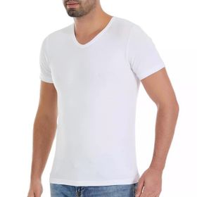 Yıldız 150 Beyaz 3'lü V Yaka Erkek T-Shirt