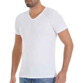 Yıldız 150 Beyaz 3'lü V Yaka Erkek T-Shirt