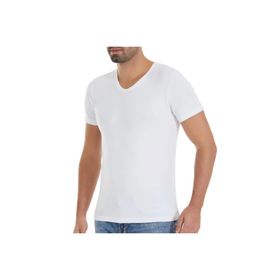 Yıldız 150 Beyaz 3'lü V Yaka Erkek T-Shirt