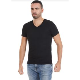Yıldız 151 Siyah 3'lü V Yaka Erkek T-Shirt
