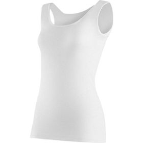 Yıldız 2028 Geniş Askılı Biyeli Ribana Beyaz Kadın Atlet