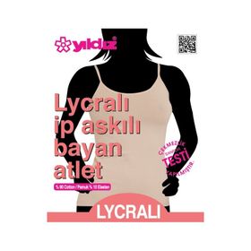 Yıldız 2174 3'lü İp Askılı Likralı Kadın Atlet