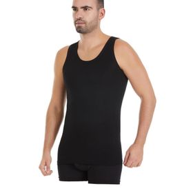 Yıldız 316 Bambu Kalın Askılı Siyah Erkek Atlet